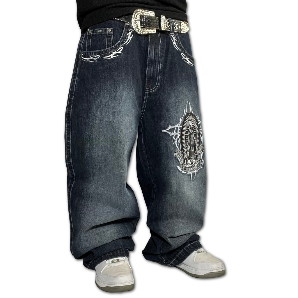Guadalupe Jeans - Classic Baggy Fit (Dark Blue Wash)